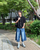 Lycee Bermuda denim pants