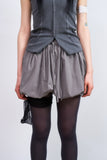 Pumpkin banding string mini skirt