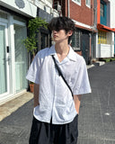 gothic open collar shirt