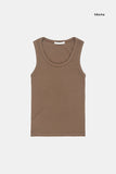 Tecit ribbed sleeveless top