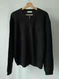 Two-way Mix Knit Zip-up