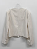 Bena Boucle No Collar Short Jacket