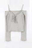 Bell strap shoulder tee