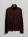 [Inner Brush] Pintuck Daily Neck Polar T-shirt