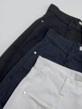 954 Tencel Two-Tuck Cotton Wide Pants