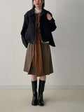 Dia Frill Wrap Blouse