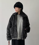 [unisex] Reverse Boucle Overfit Knit