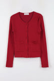 Rocky bay punching cardigan