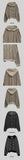 Stripe Over Hood Knit Zip-Up