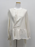Dia Frill Wrap Blouse