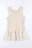 Frill layered sleeveless top