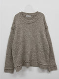 [unisex] Reverse Boucle Overfit Knit