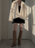 Pota Quilting Fur Jacket