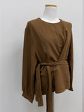 Dia Frill Wrap Blouse