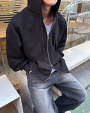 Poi two-way hooded zip-up