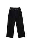 Velour wide trousers