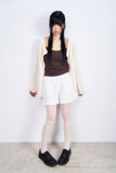 Muto loose two-way cardigan