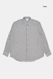 Lloyd wrinkle over check shirt