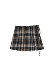 Nomique Check Wrap Mid Length Skirt