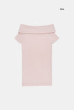 Lux off-shoulder T-shirt