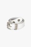 Common big eyelet leather belt