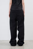 Maxi long wide cotton pants