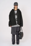 Flow skirt layered bootcut pants