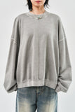 Tan Washed Box Sweatshirt