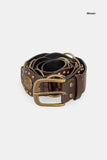 Western vintage leather belt