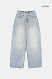 Mega hip original washed denim pants