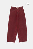 Deep tint wide denim pants