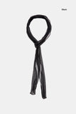 Wrinkle see-through summer scarf