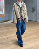Pre bootcut denim pants