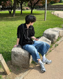 Lycee Bermuda denim pants