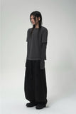 (M) PANEL LAYERED TEE