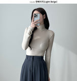 Turtleneck Collar Long Sleeve