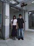 FLAME ARTWORK WIDE DENIM