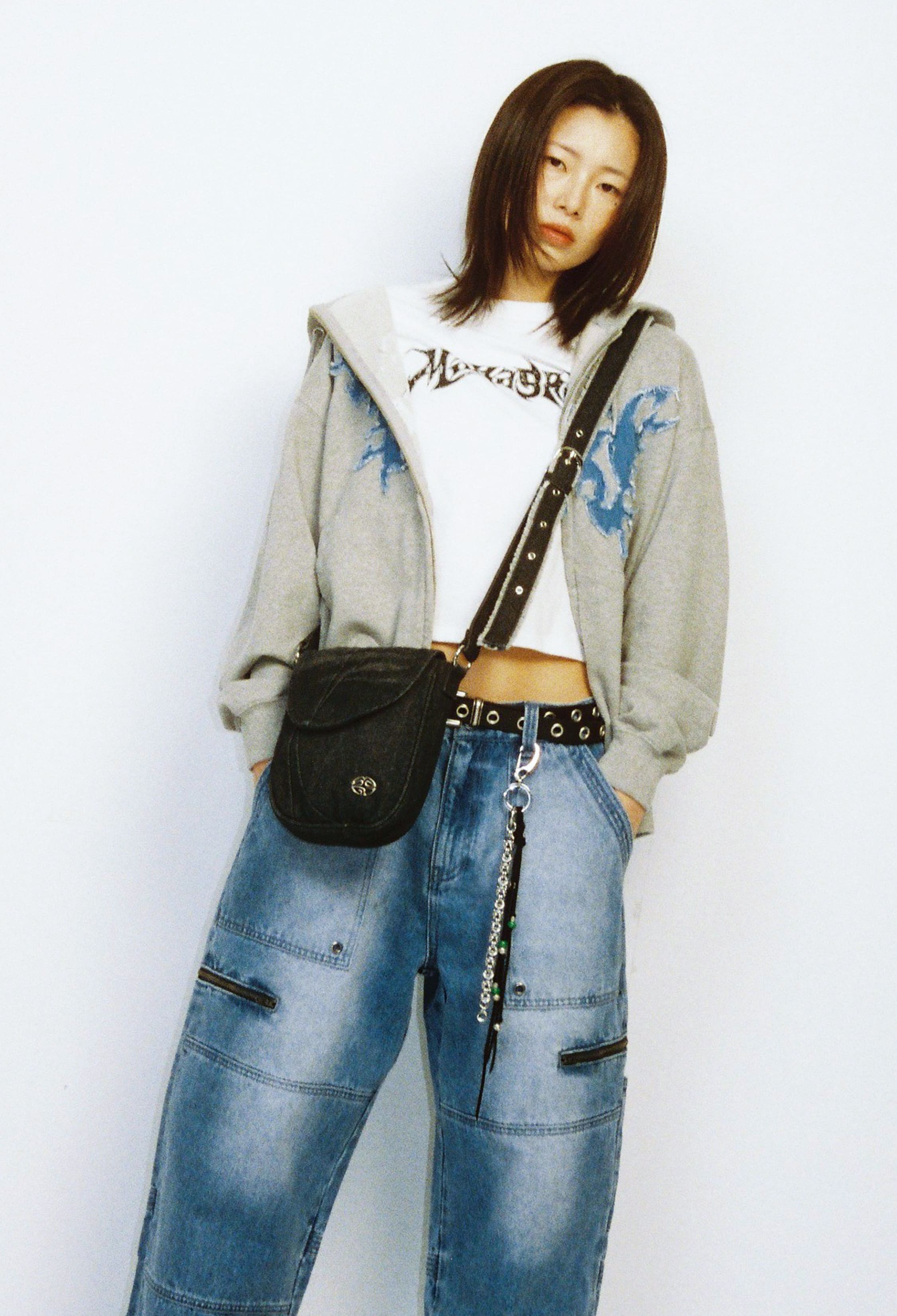 mahagrid(マハグリッド) - デニムクロスバッグ / DENIM CROSS