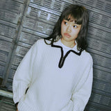 LOW GAUGE POLO KNIT