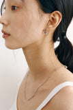 Noir Hoop Earrings