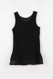Frill layered sleeveless top