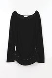 Chalk Layered Snap Tee