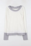 Double layered round tee