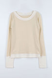 Double layered round tee