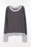 Double layered round tee