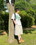 Oken Big Cargo Bermuda Pants