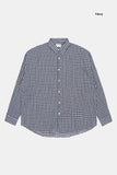 Lloyd wrinkle over check shirt