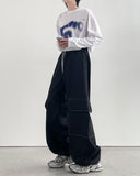 Overlap Stitch Cargo Pants