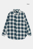 Dreamer cut-out cropped check shirt