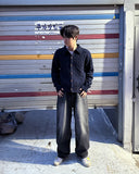 pore washed black jeans